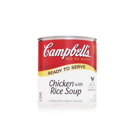 Ready To Serve Easy Open Chicken With Rice Soup 7.25 oz., PK24 -  CAMPBELLS, 000000475
